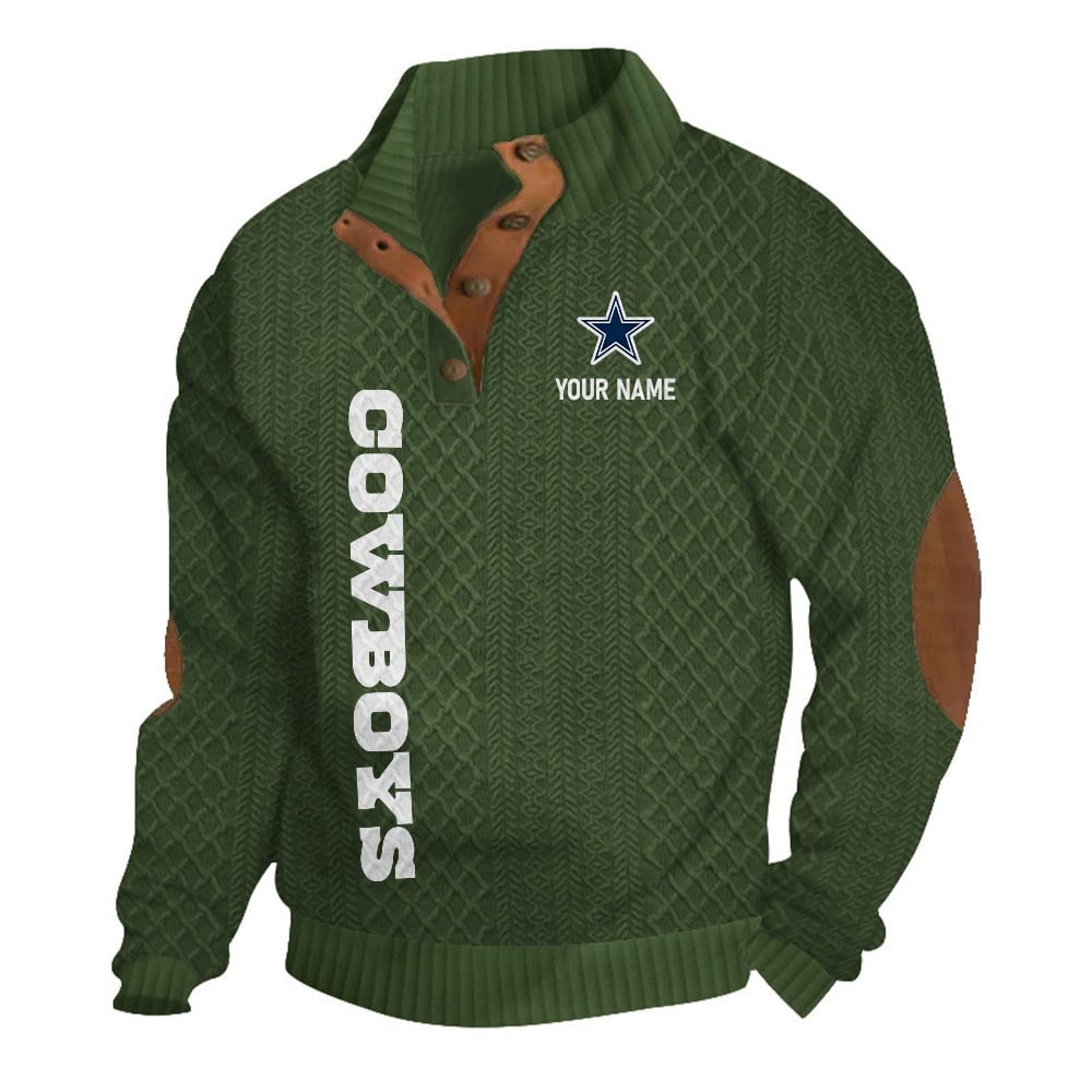 DC NFL Basic Knitted Stand Collar Sweatshirt DDT CTND