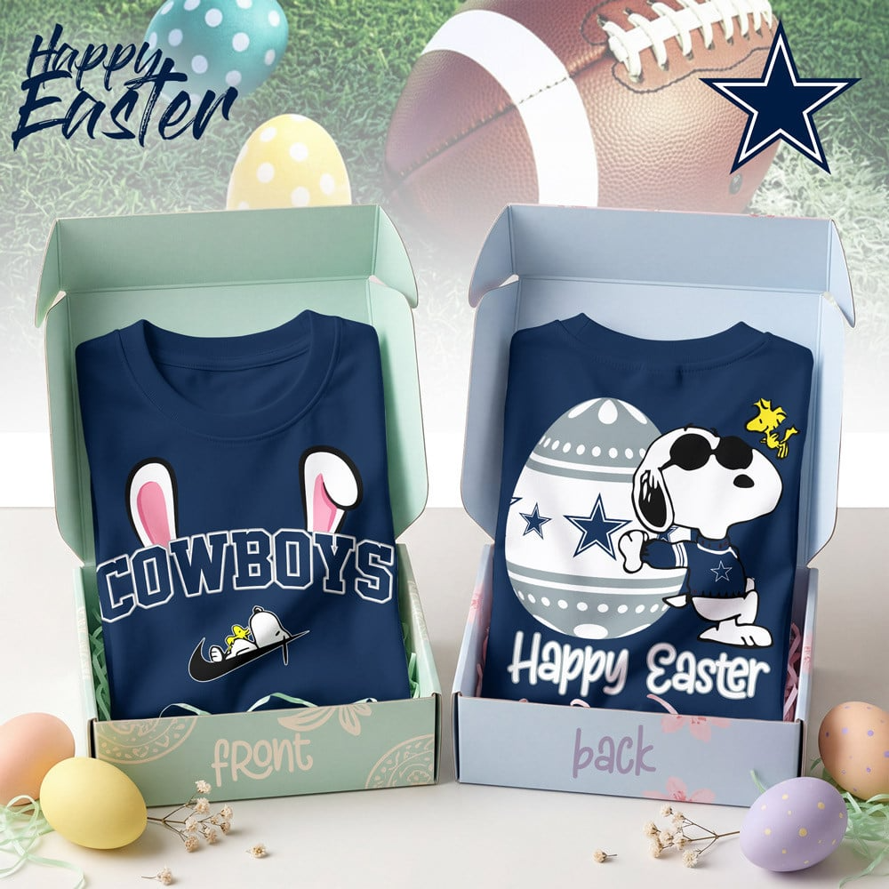 DC Premium NFL Happy Snoopy Easter T-shirt DDT NTL