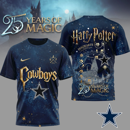 DC Premium NFL Harry Potter 25 Years Of Magic 3D Shirt DDT CTND