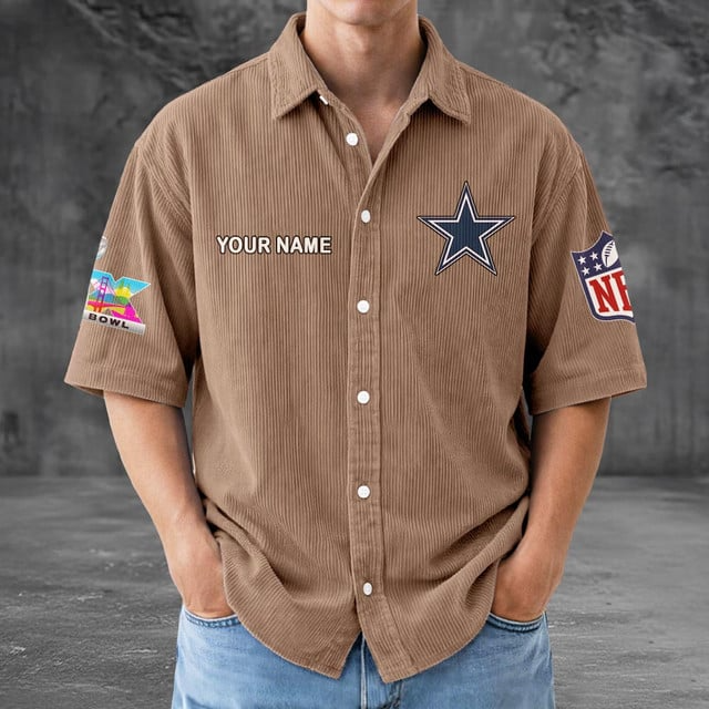 DC x NFL Men Seersucker Button Shirt DDT NTL