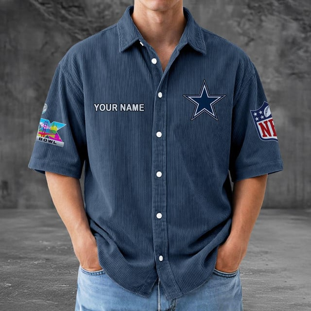 DC x NFL Men Seersucker Button Shirt DDT NTL