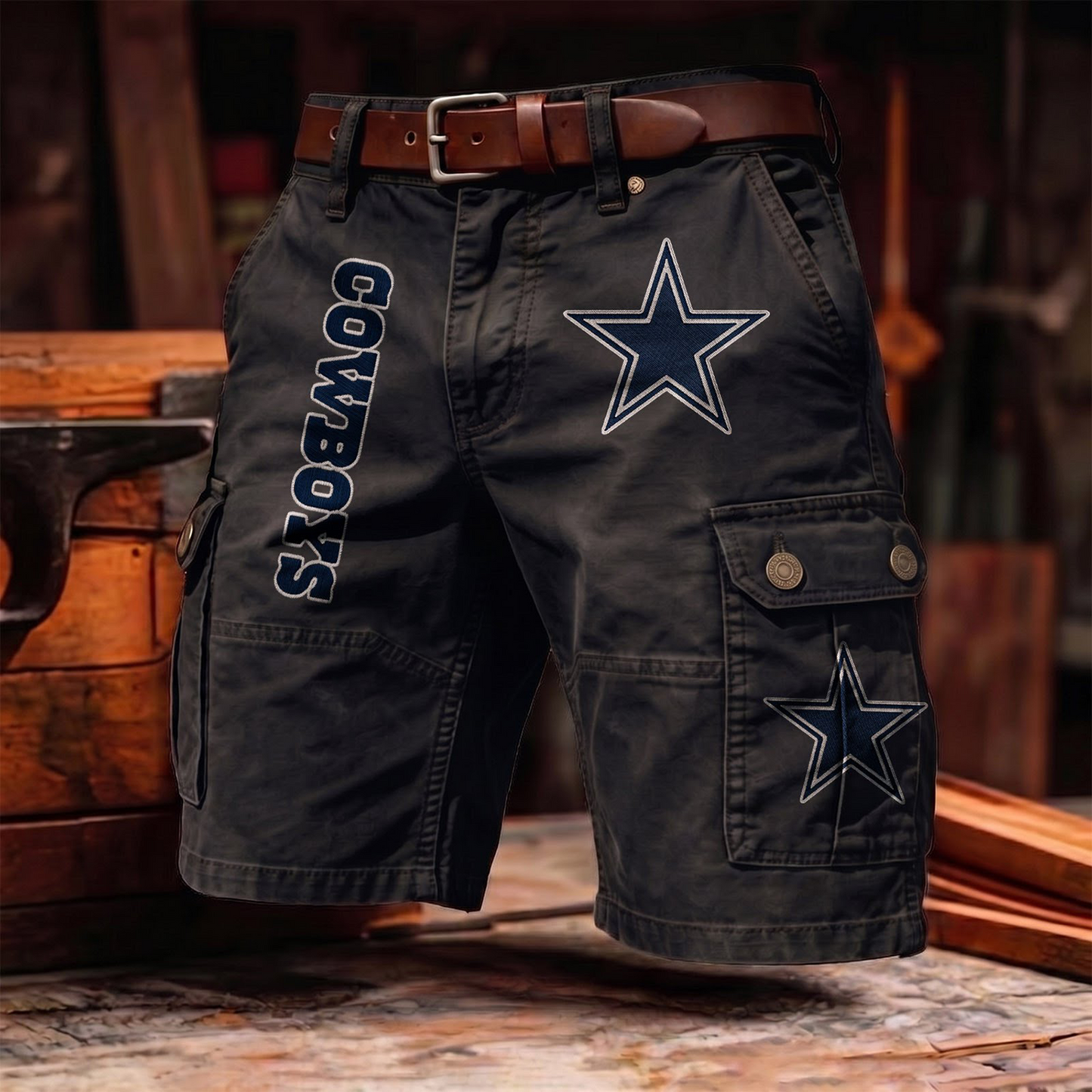 DC x NFL Men's cotton cargo shorts 80526 LBN