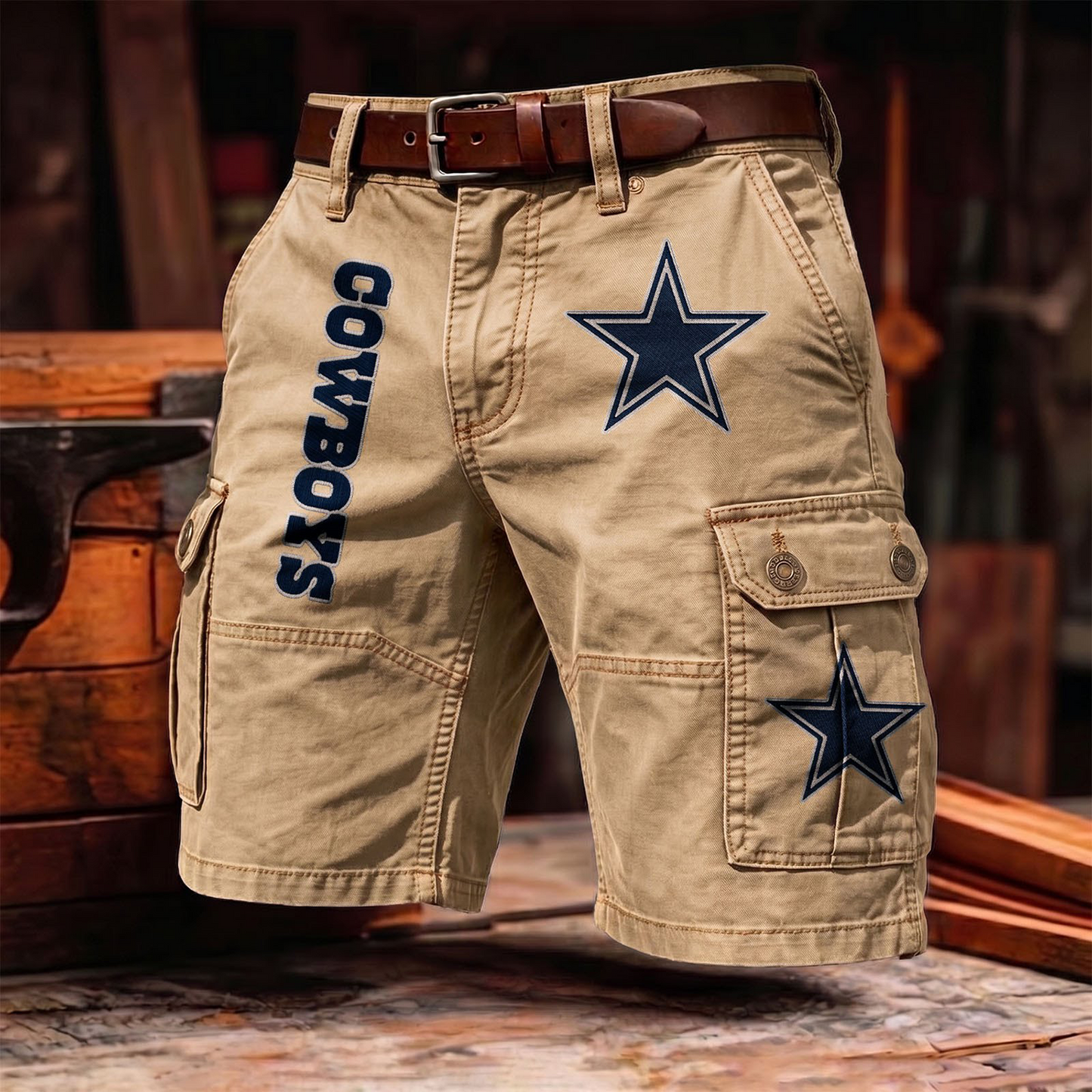 DC x NFL Men's cotton cargo shorts 80526 LBN
