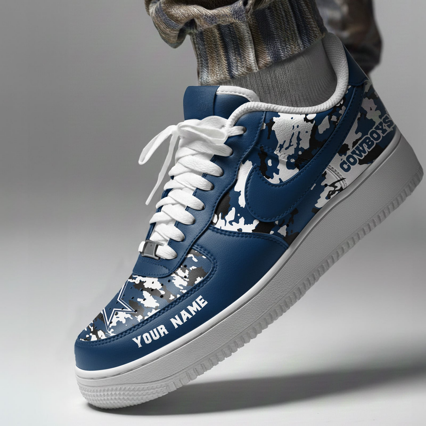 DC x NFL Premium Camo AF1 Sneakers DDT CTND