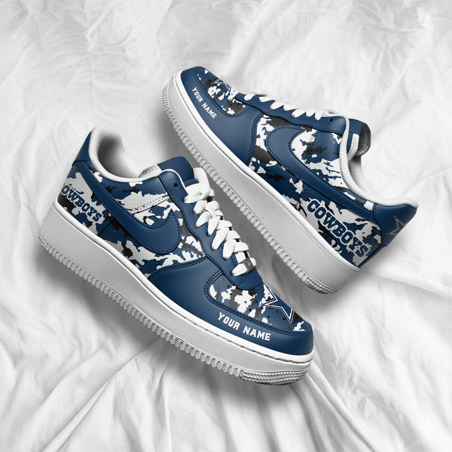 DC x NFL Premium Camo AF1 Sneakers DDT CTND