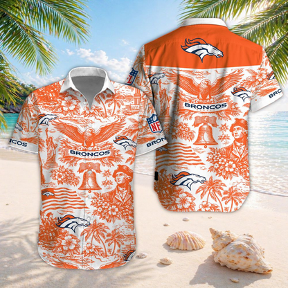 DEN x NFL Hawaiian Shirt 2006