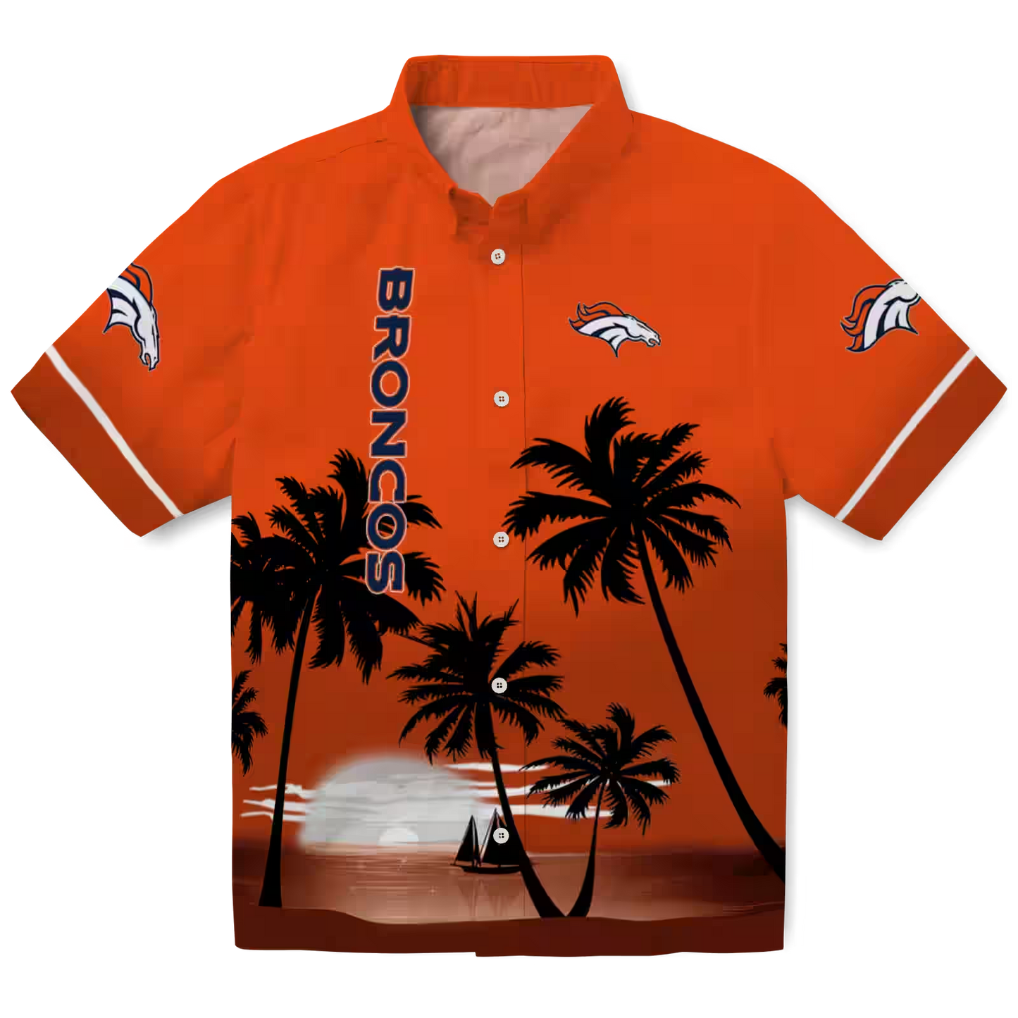 DEN x NFL Hawaiian Shirt – Beach Sunset DATND TANTD 270526