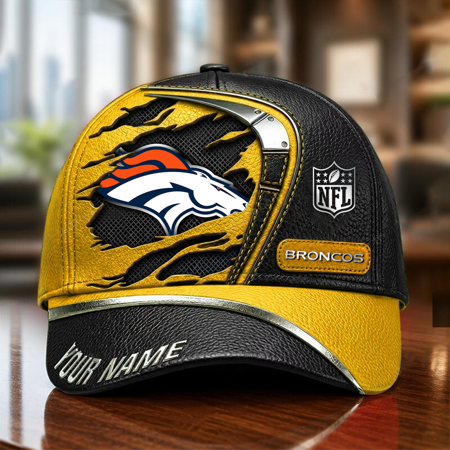 DEN x NFL Premium Multicolor 3D Cap 200626