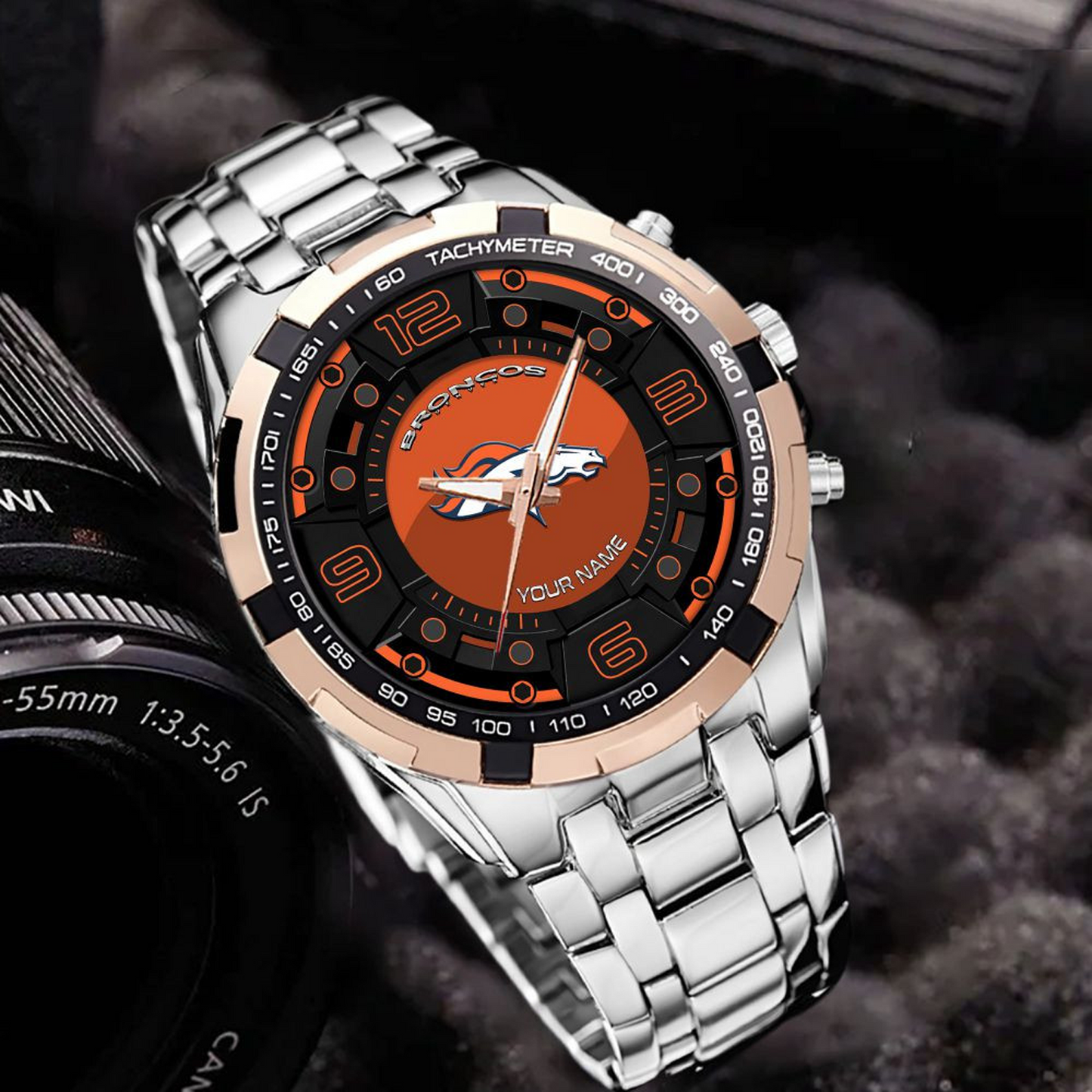 DEN x NFL Stainless Steel Watch DatND DVT