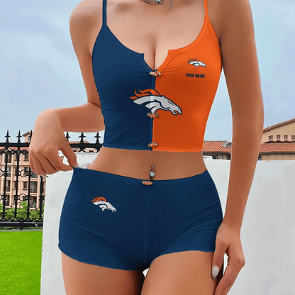 DEN x NFL Summer Full Set Woman Lingerie DATND TANTD