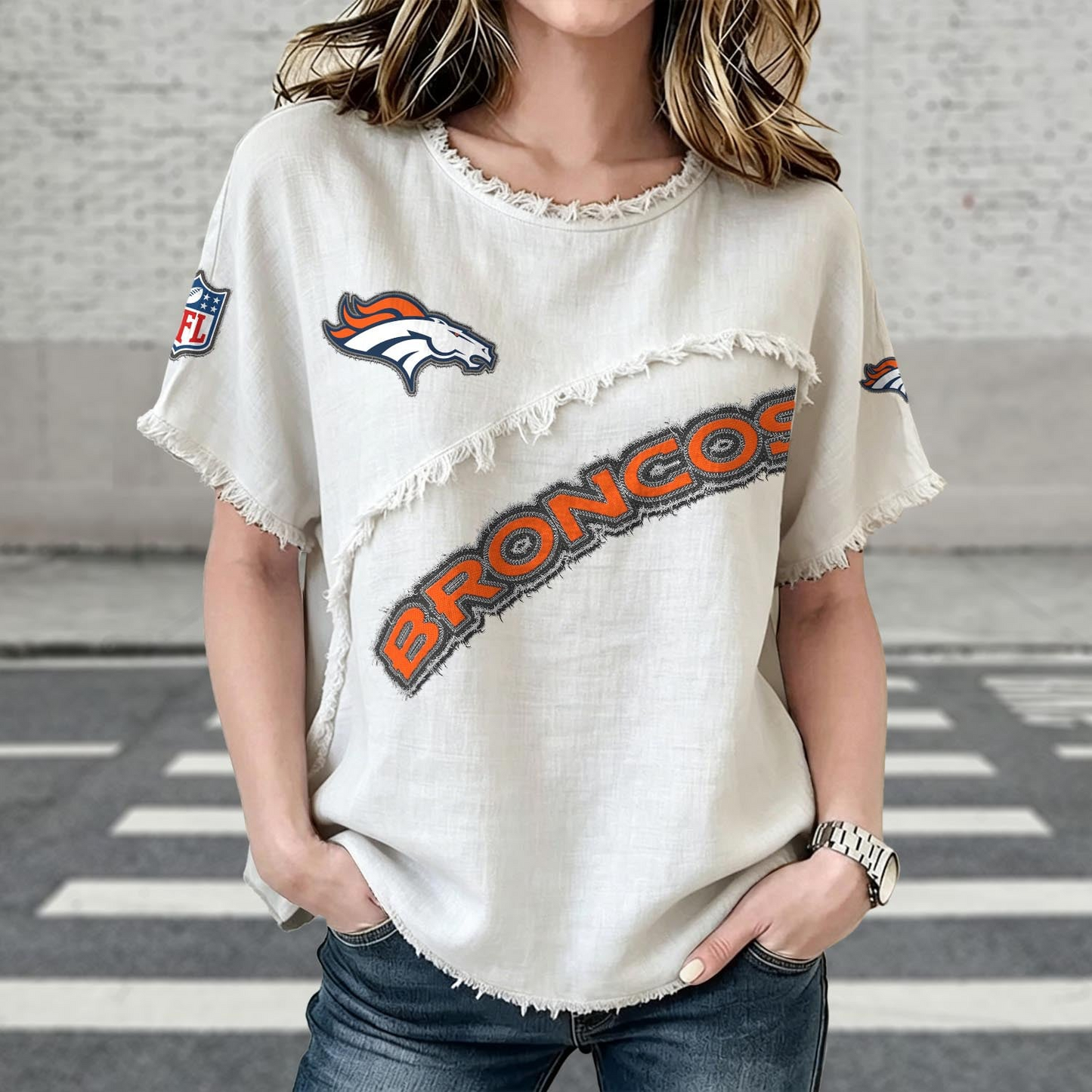 DEN x NFL Women’s Vintage O-Neck 2905 DatND DVT
