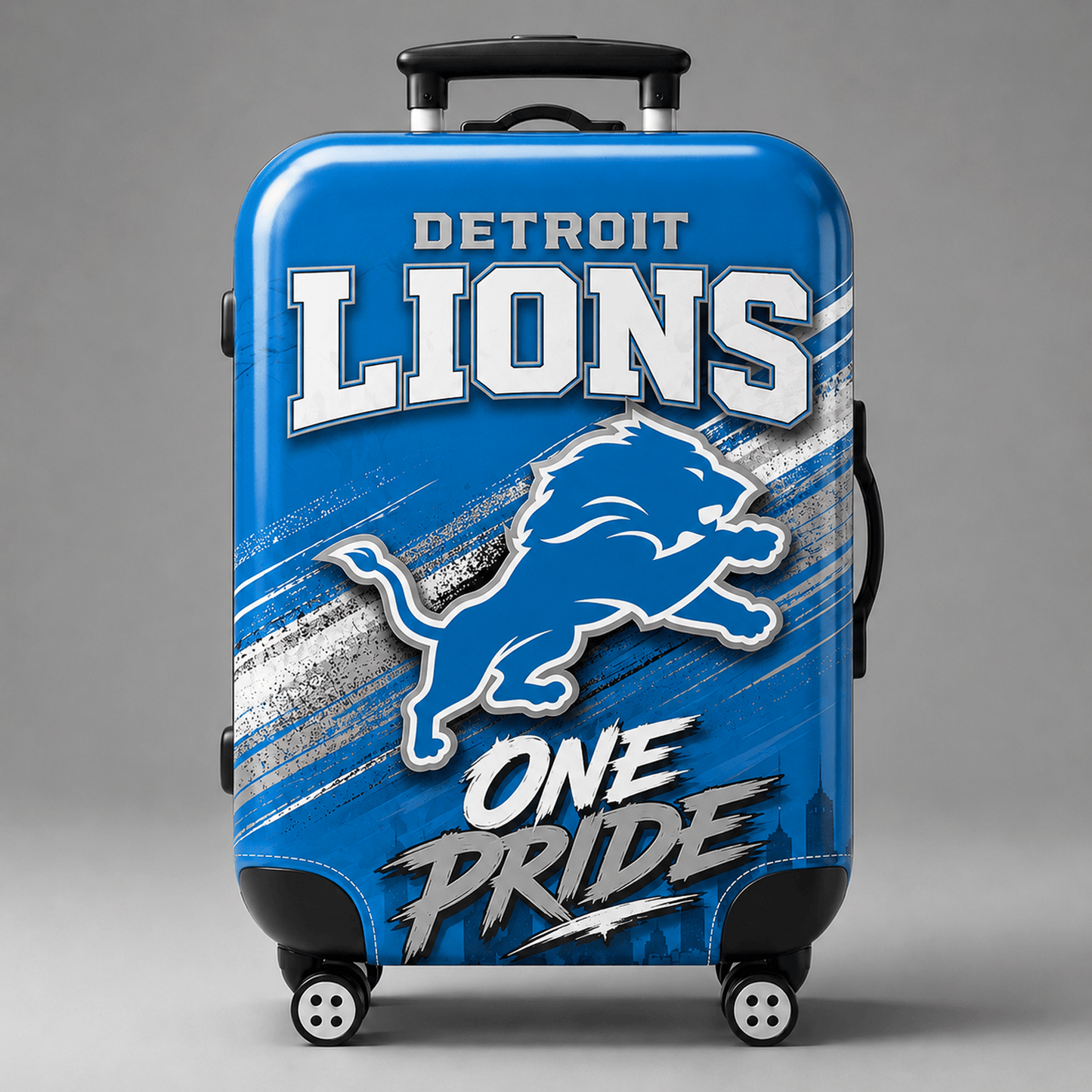 DET Premium NFL Game Day Football Fan Luggage Cover 1706