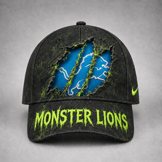 DET Premium NFL Monster Edition Football Fan Cap 1306