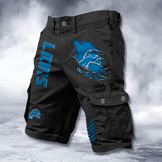 DET x NFL Cotton Cargo Shorts DATND TANTD 2705