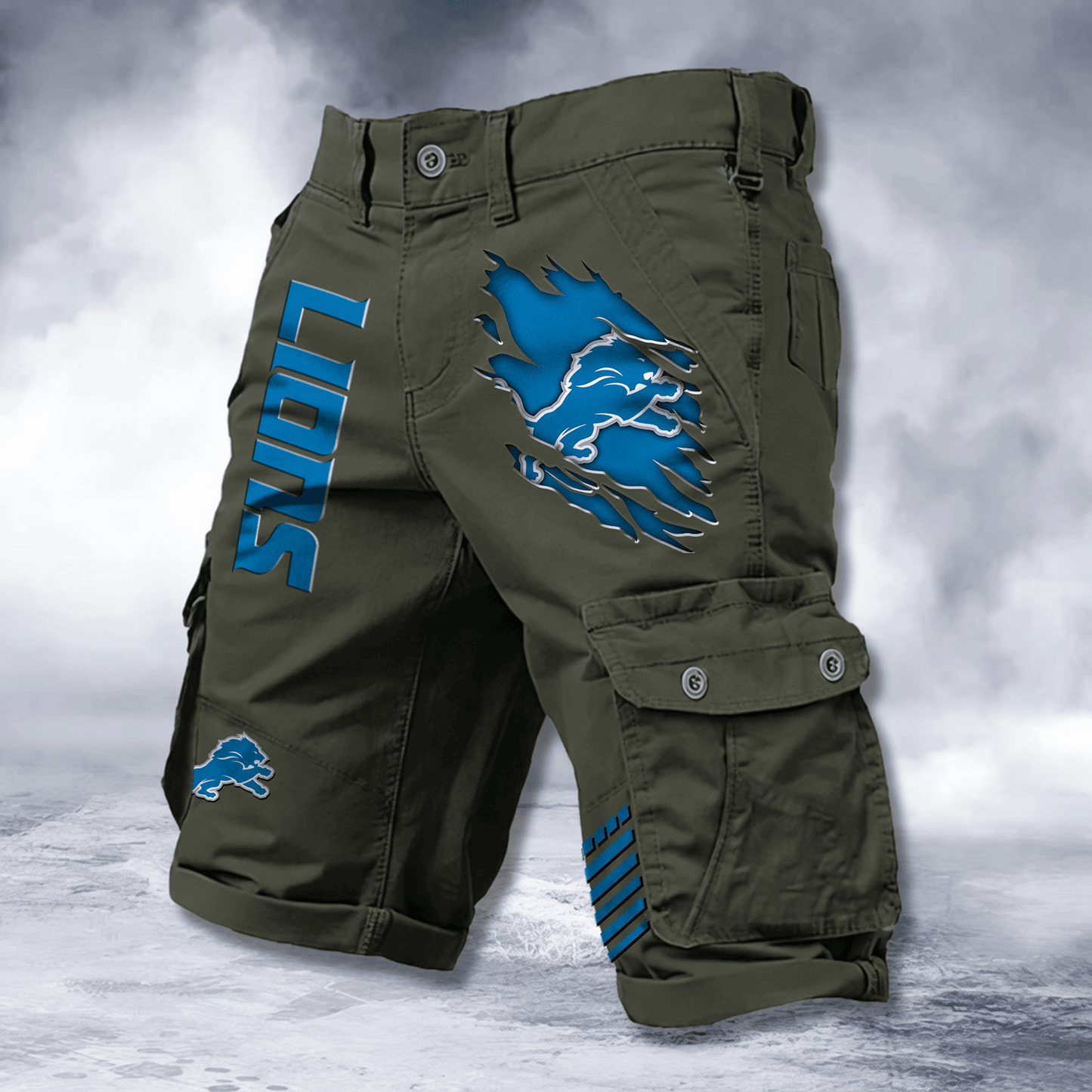 DET x NFL Cotton Cargo Shorts DATND TANTD 2705