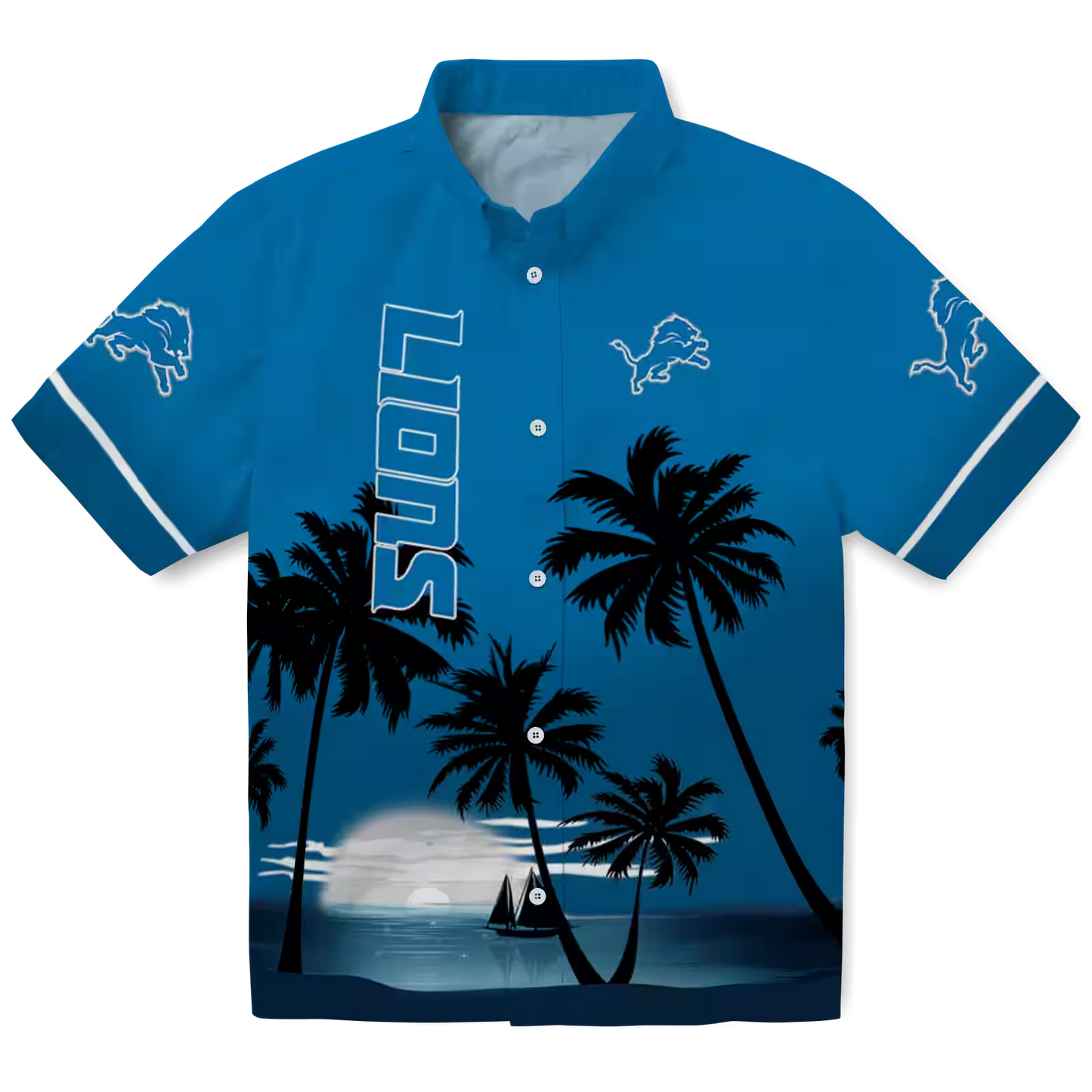 DET x NFL Hawaiian Shirt – Beach Sunset DATND TANTD 270526