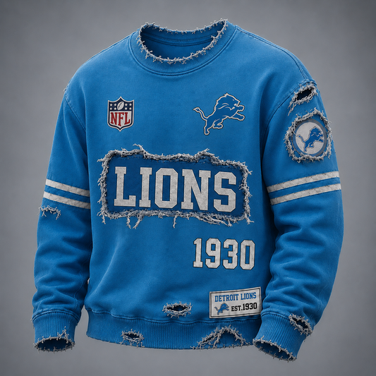 DET x NFL Luxury Classic Sweatshirt 0606 DatND DVT