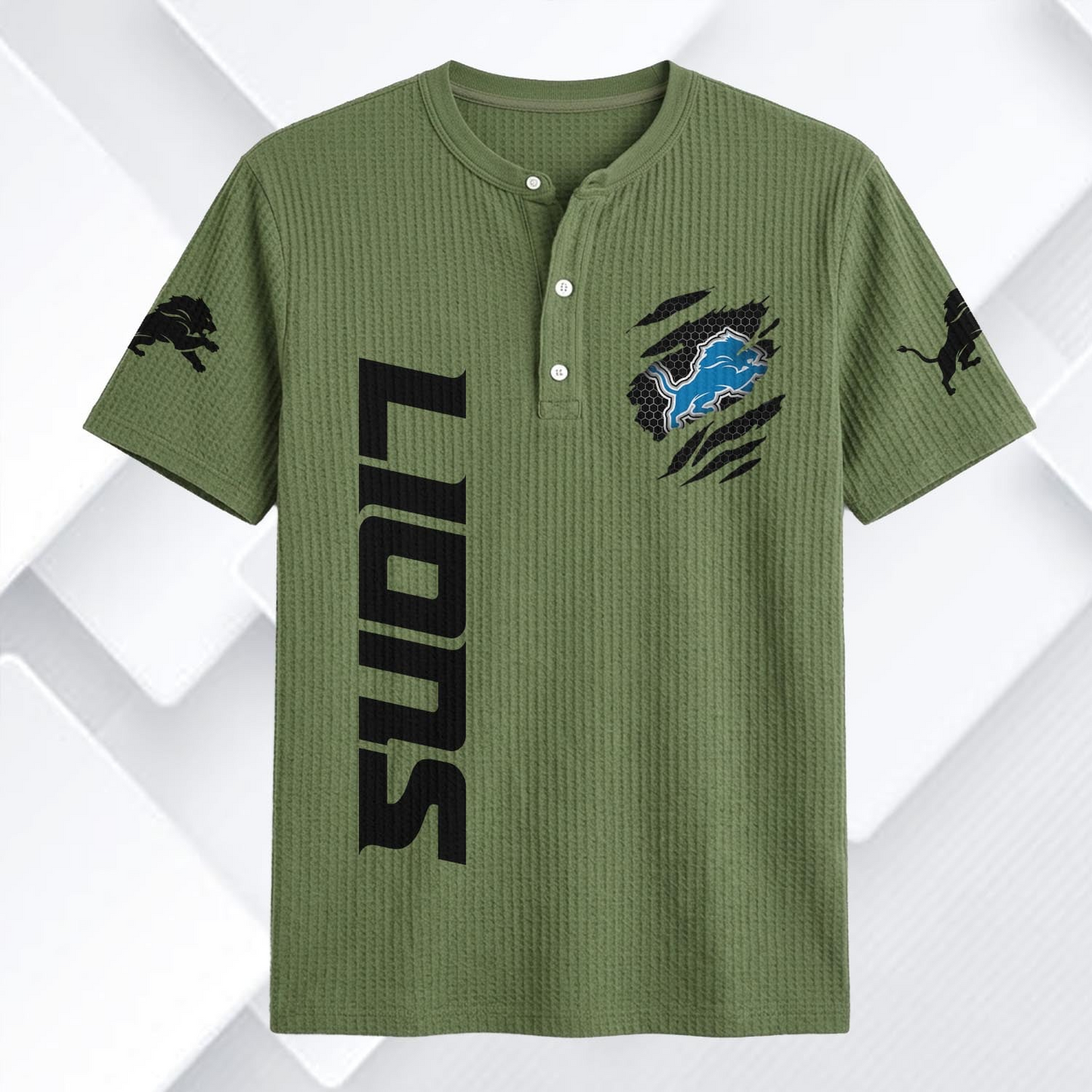 DET x NFL Waffle Short-Sleeve Shirt 2205 DatND DVT