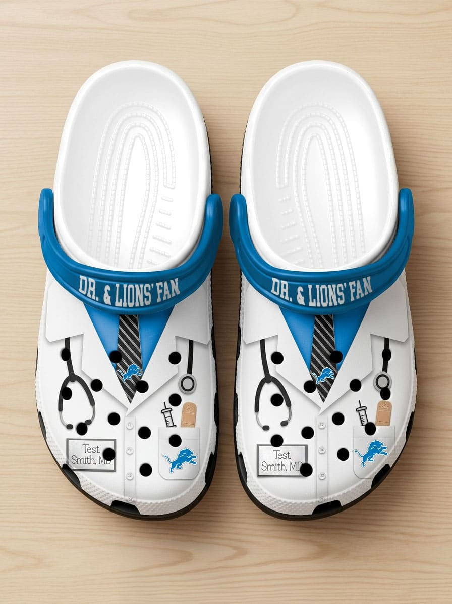 DL PREMIUM NFL NATIONAL DOCTOR'S DAY CLOGS WITH 8 CHARMS DDT  CTND
