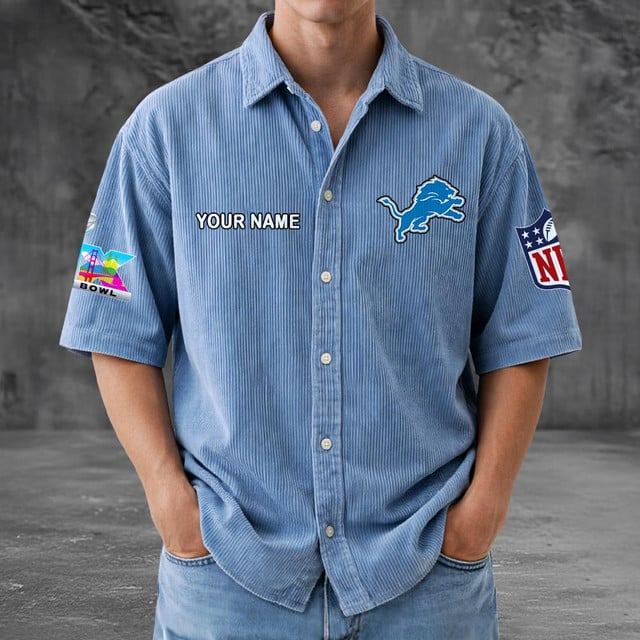 DL x NFL Men Seersucker Button Shirt DDT NTL
