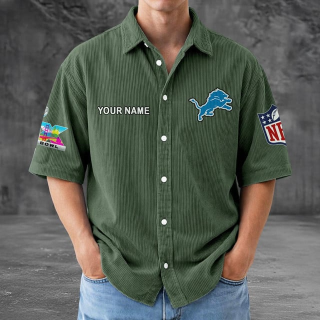 DL x NFL Men Seersucker Button Shirt DDT NTL