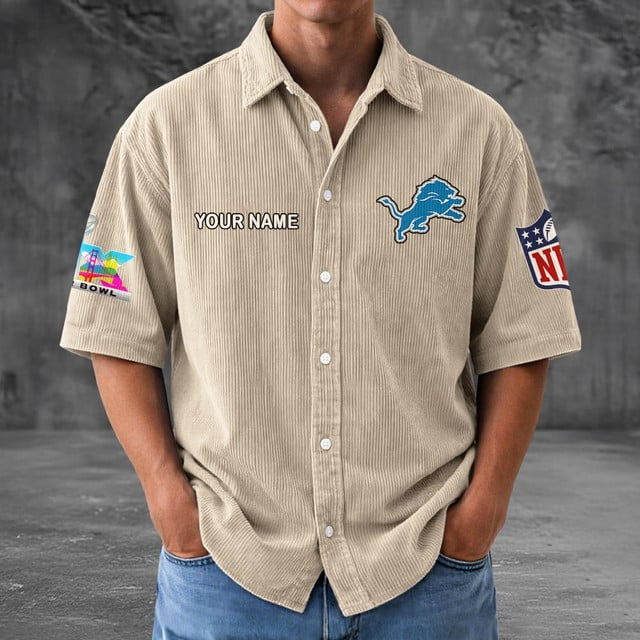 DL x NFL Men Seersucker Button Shirt DDT NTL