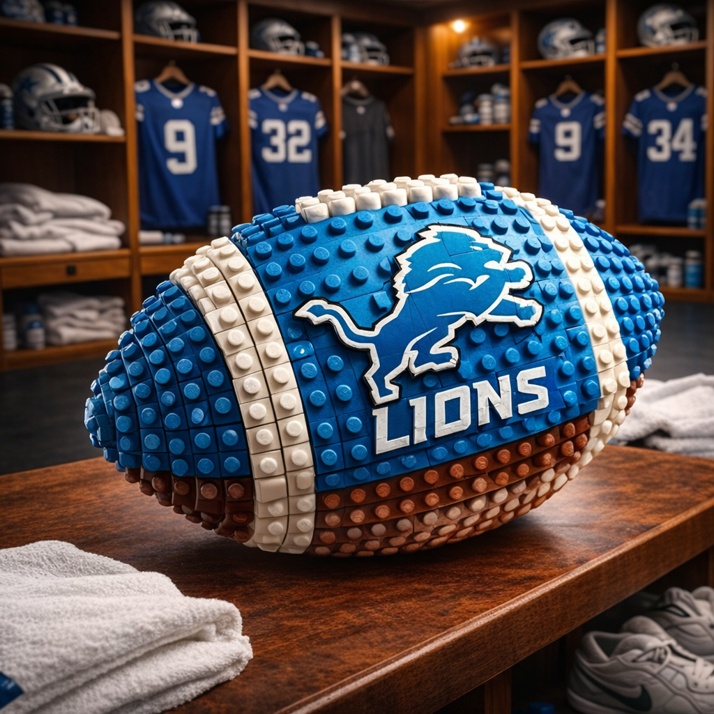 NFL Team Building Block Football Set DDT 190326 CTND