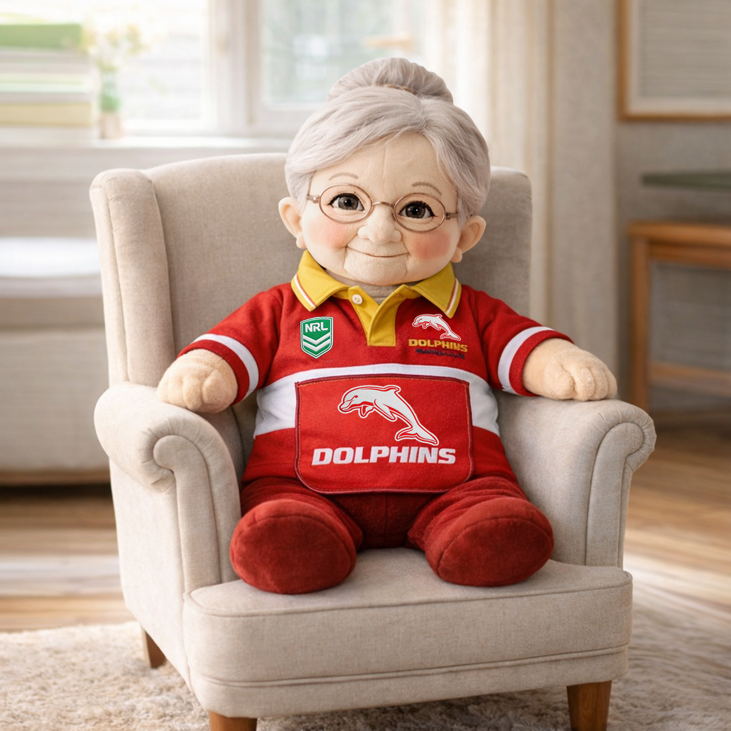 DOL x NRL Grandma Plush Mascot 2003 DatND DVT