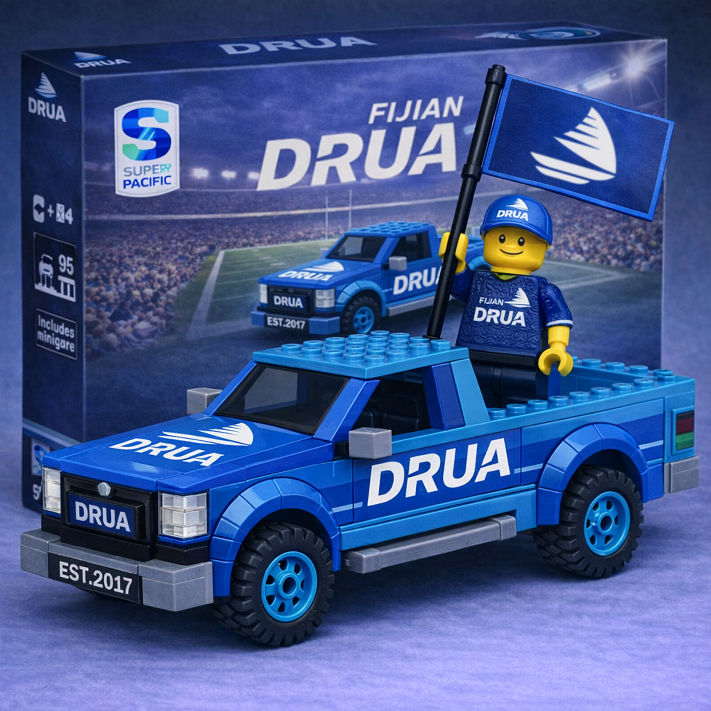 DRU x SPR Building Blocks Truck Toy Set V2 DatND DVT
