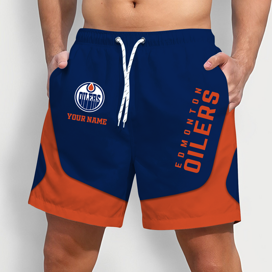 EDM x NHL Team Special Short Pants For Men Custom Name Gifts DATND TANTD 090426