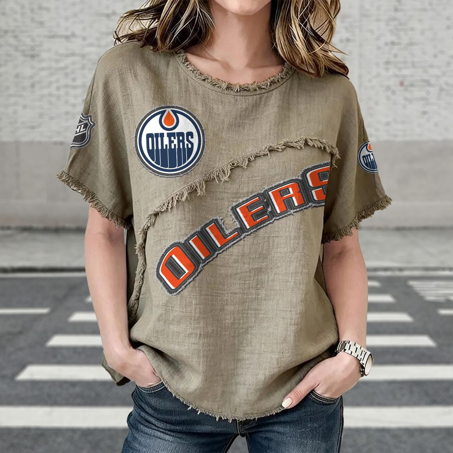 EDM x NHL Women’s Vintage O-Neck 2905 DatND DVT