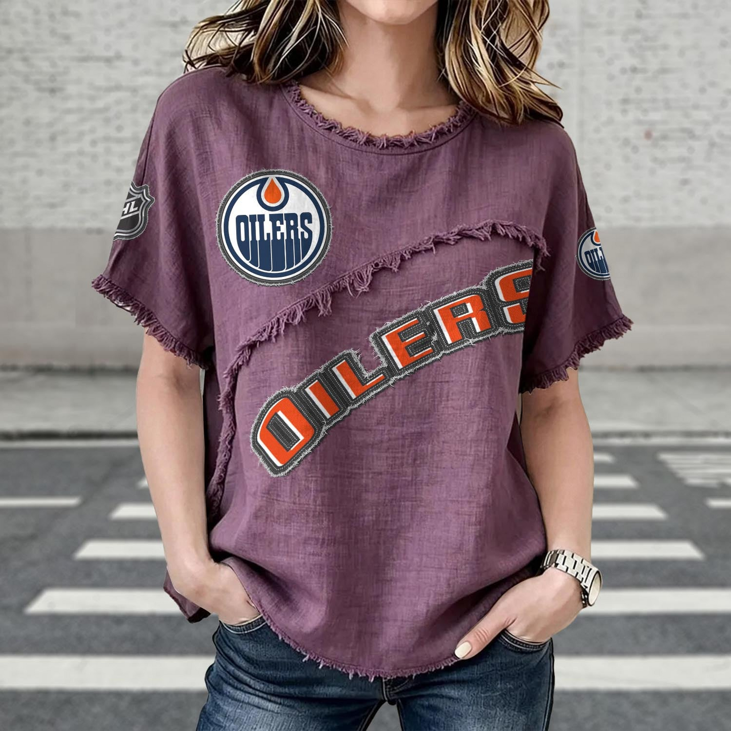 EDM x NHL Women’s Vintage O-Neck 2905 DatND DVT