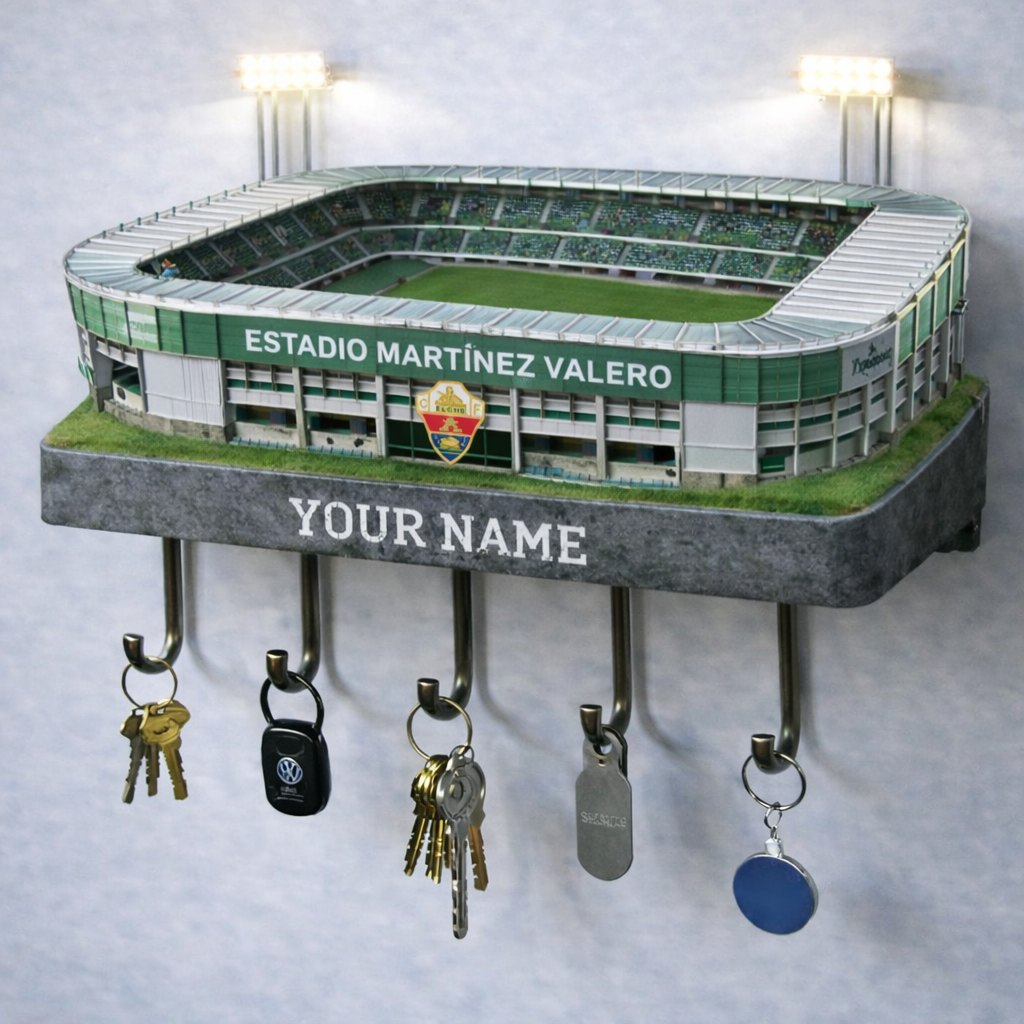 ELC Premium La Liga Wood Key Hanger DDT NTL