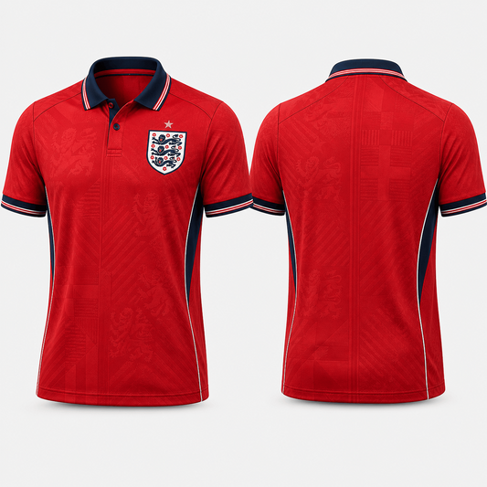 England Premium WC26 Polo Shirt 0805 V2 DatND DVT