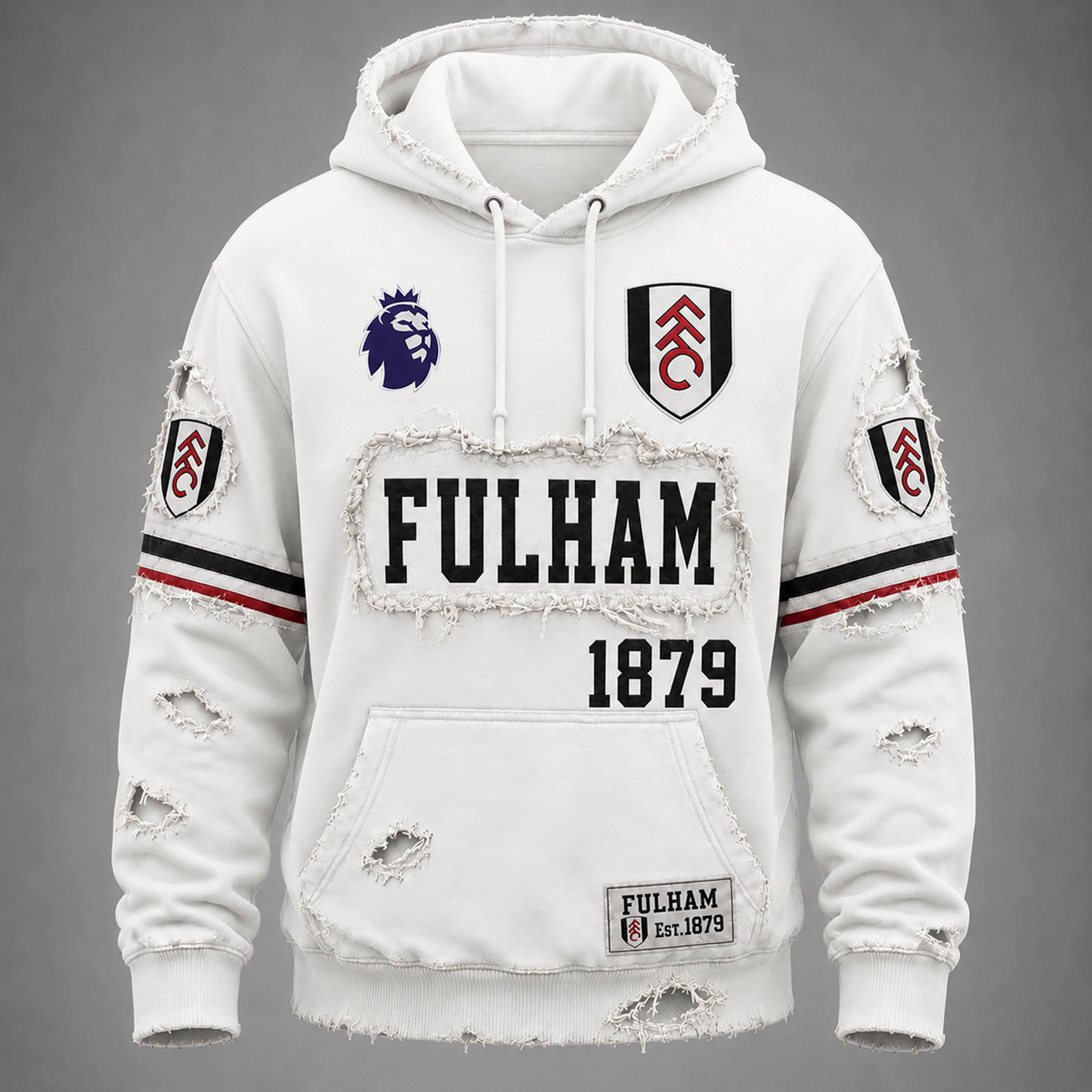 FUL x EPL Distressed Premium Hoodie 1106
