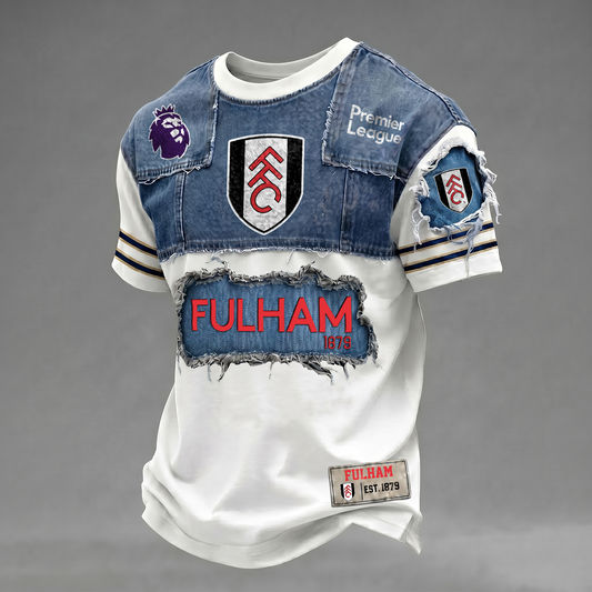 FUL x EPL Patchwork Denim T-Shirt DATND TANTD 090626