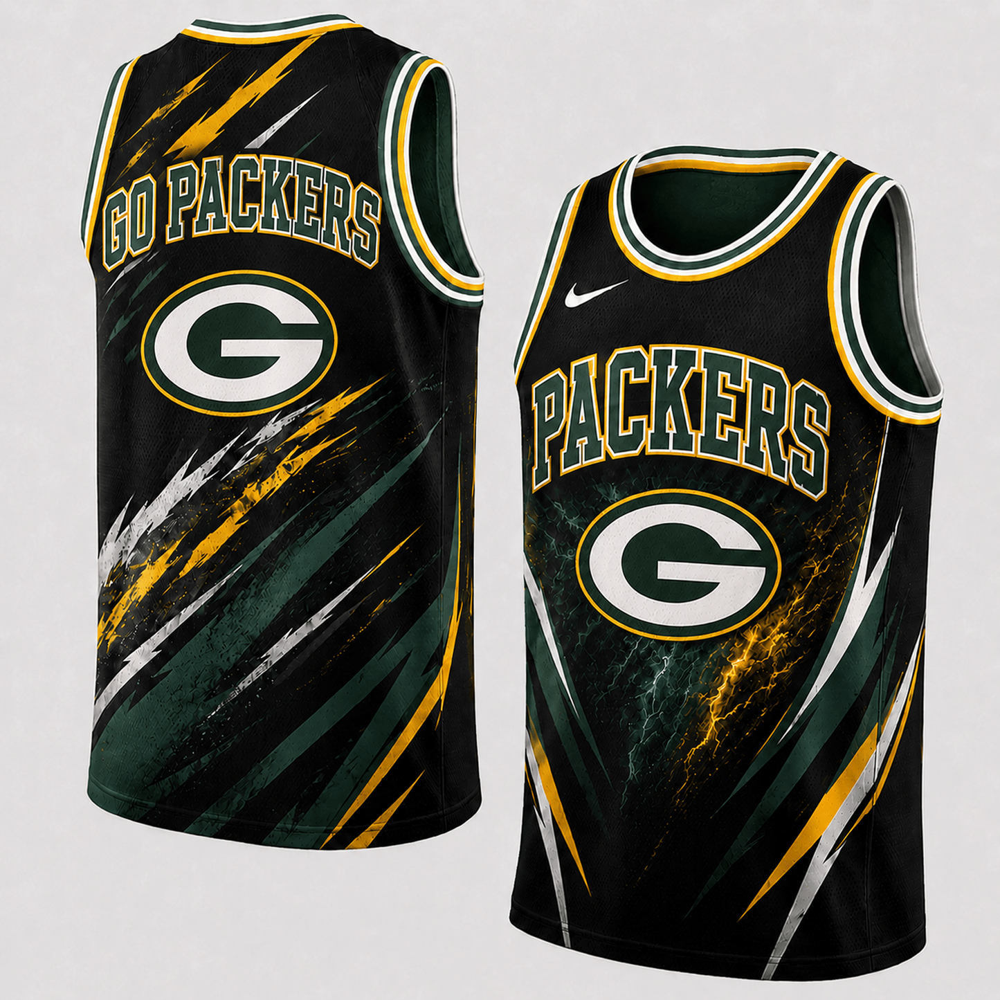 GB Premium NFL Abstract Scratch Sports Tank Top 1306
