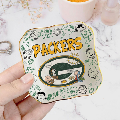 GB x NFL Premium NFL Snoopy Jewelry Dish 0406 DatND DVT