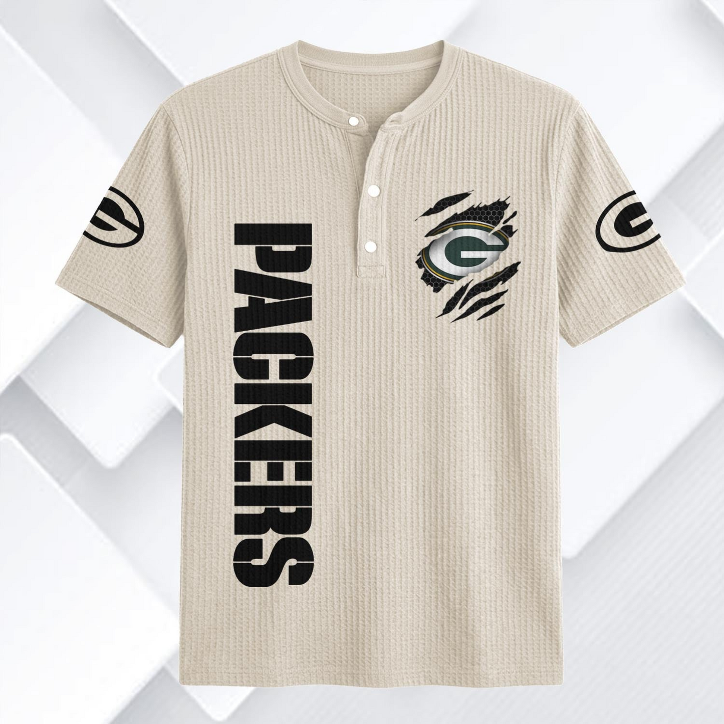 GB x NFL Waffle Short-Sleeve Shirt 2205 DatND DVT