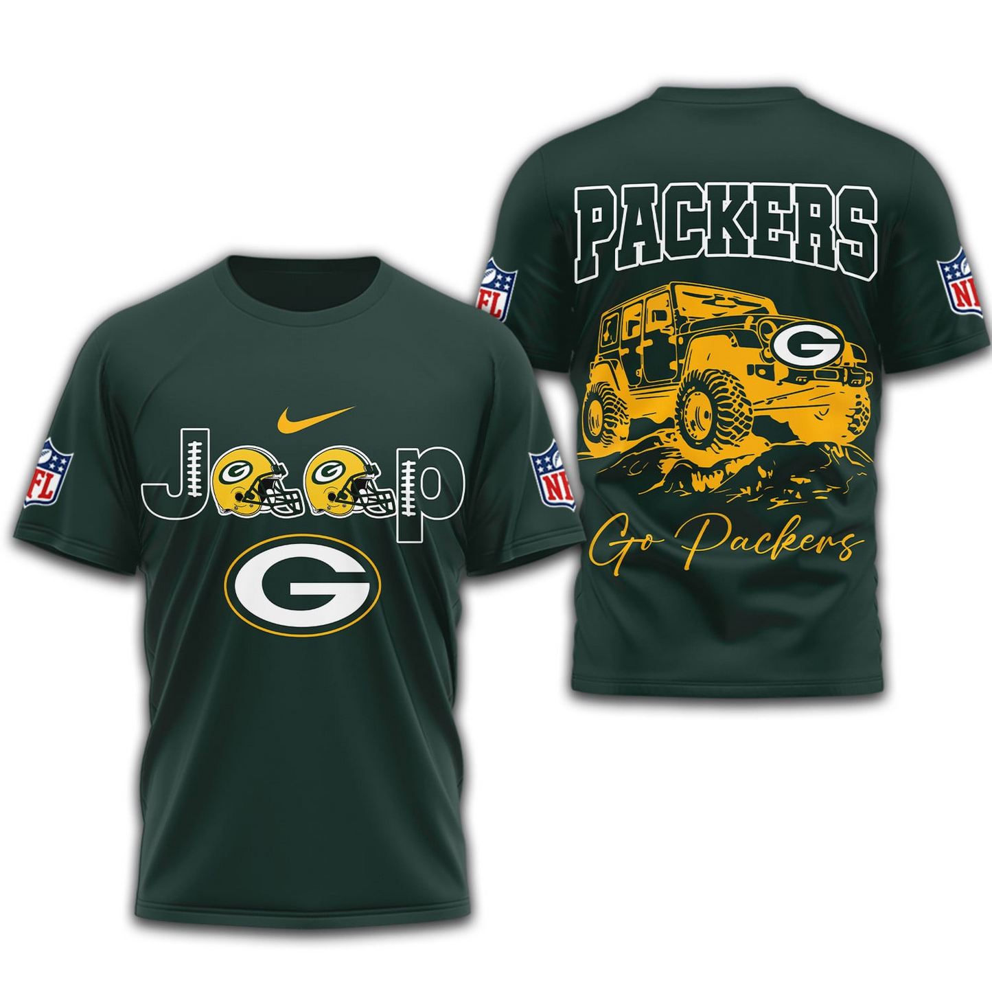 GBP Premium NFL Jeep 3D Shirt DDT NTL