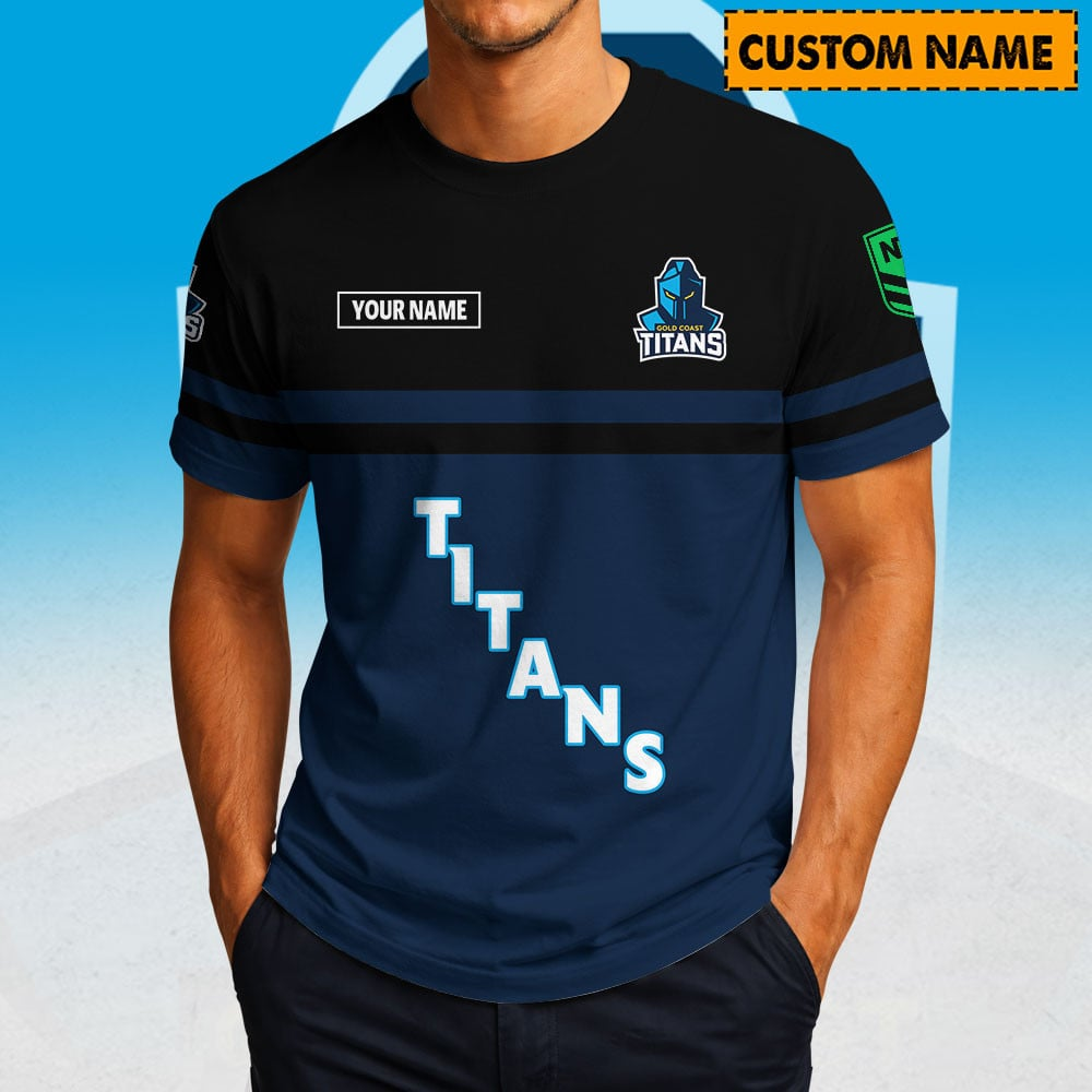 GCT x NRL Casual T Shirt Custom Name Gift For Fan DDT 190326 NTL