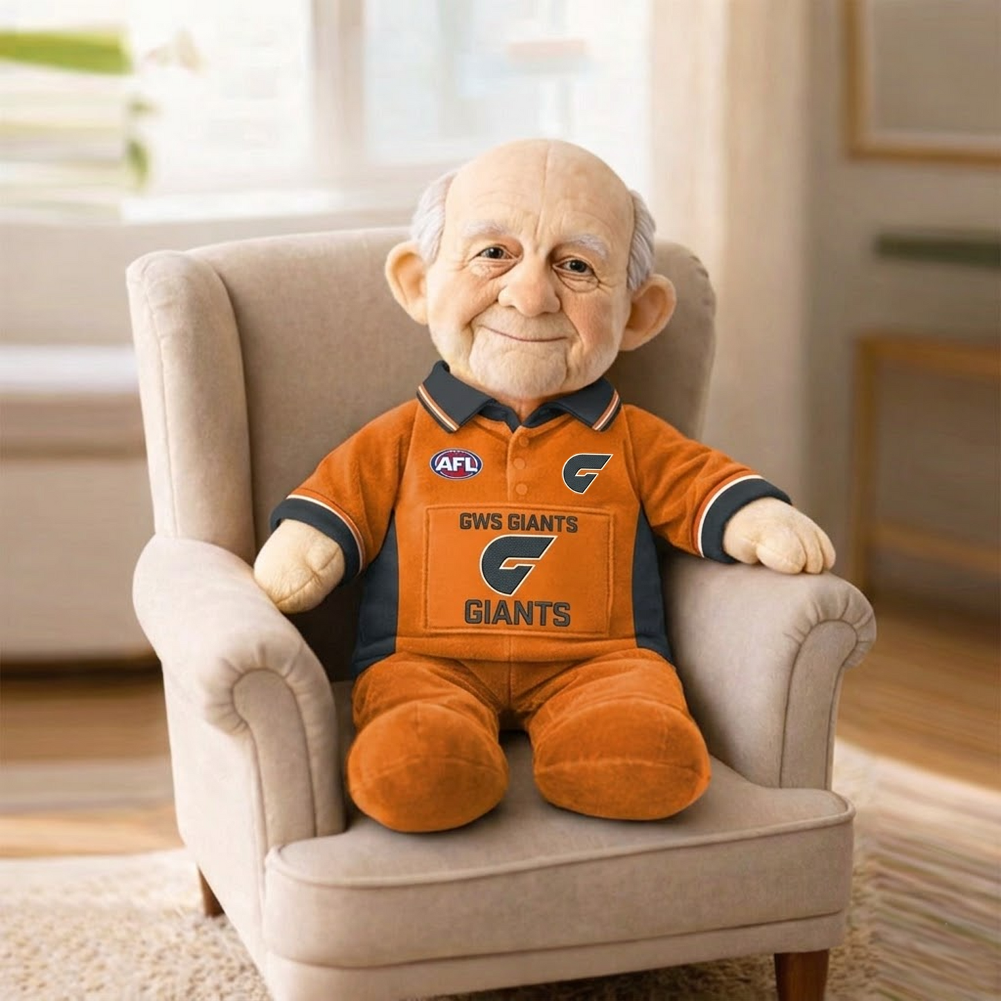 GWS x AFL Grandpa Plush Mascot 0704 DatND DVT