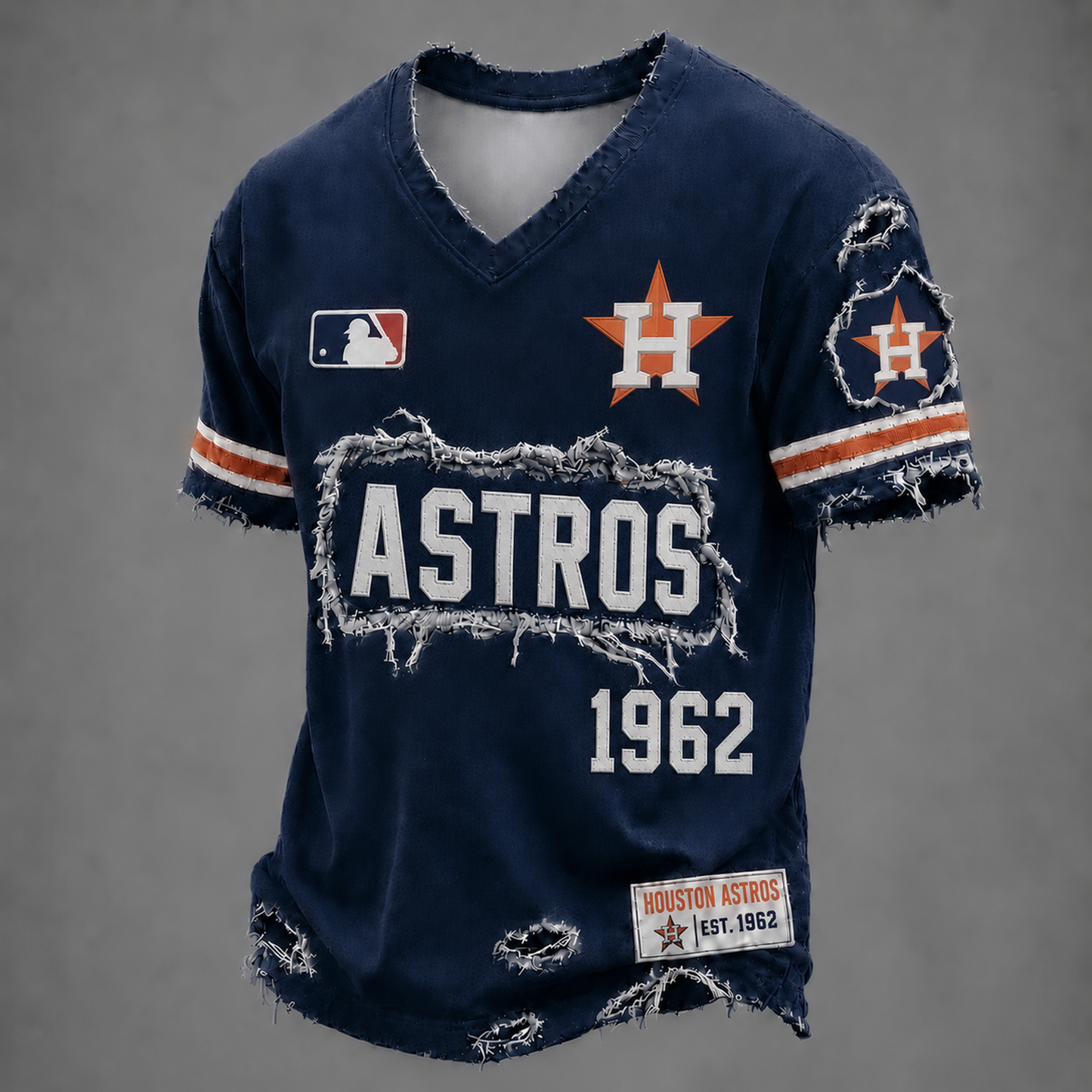HOU x MLB Luxury Classic T-shirt 0406 DatND DVT
