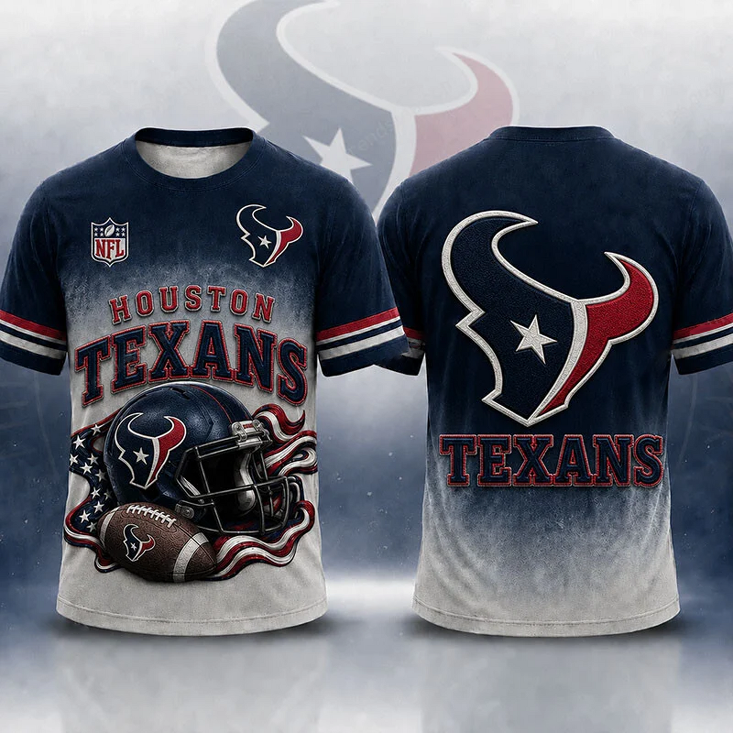HOU x NFL 3D Shirt 1805 DatND DVT