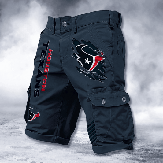 HOU x NFL Cotton Cargo Shorts DATND TANTD 2705