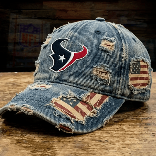 HOU x NFL Denim Washed Cap V2 2805 DatND DVT