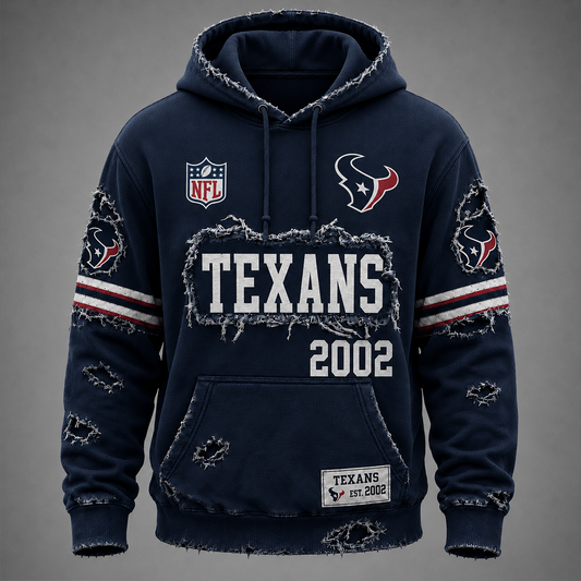 HOU x NFL Distressed Premium Hoodie 0906 DatND DVT