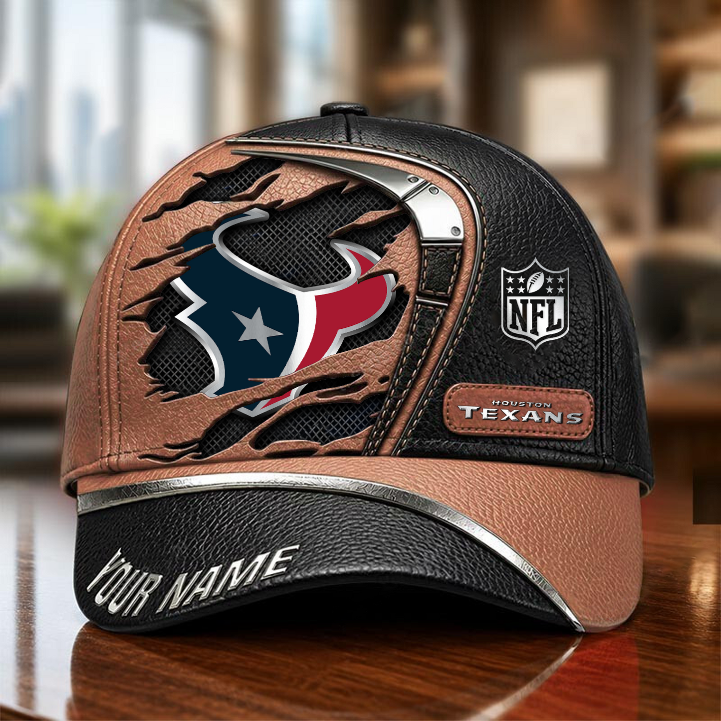 HOU x NFL Premium Multicolor 3D Cap 200626
