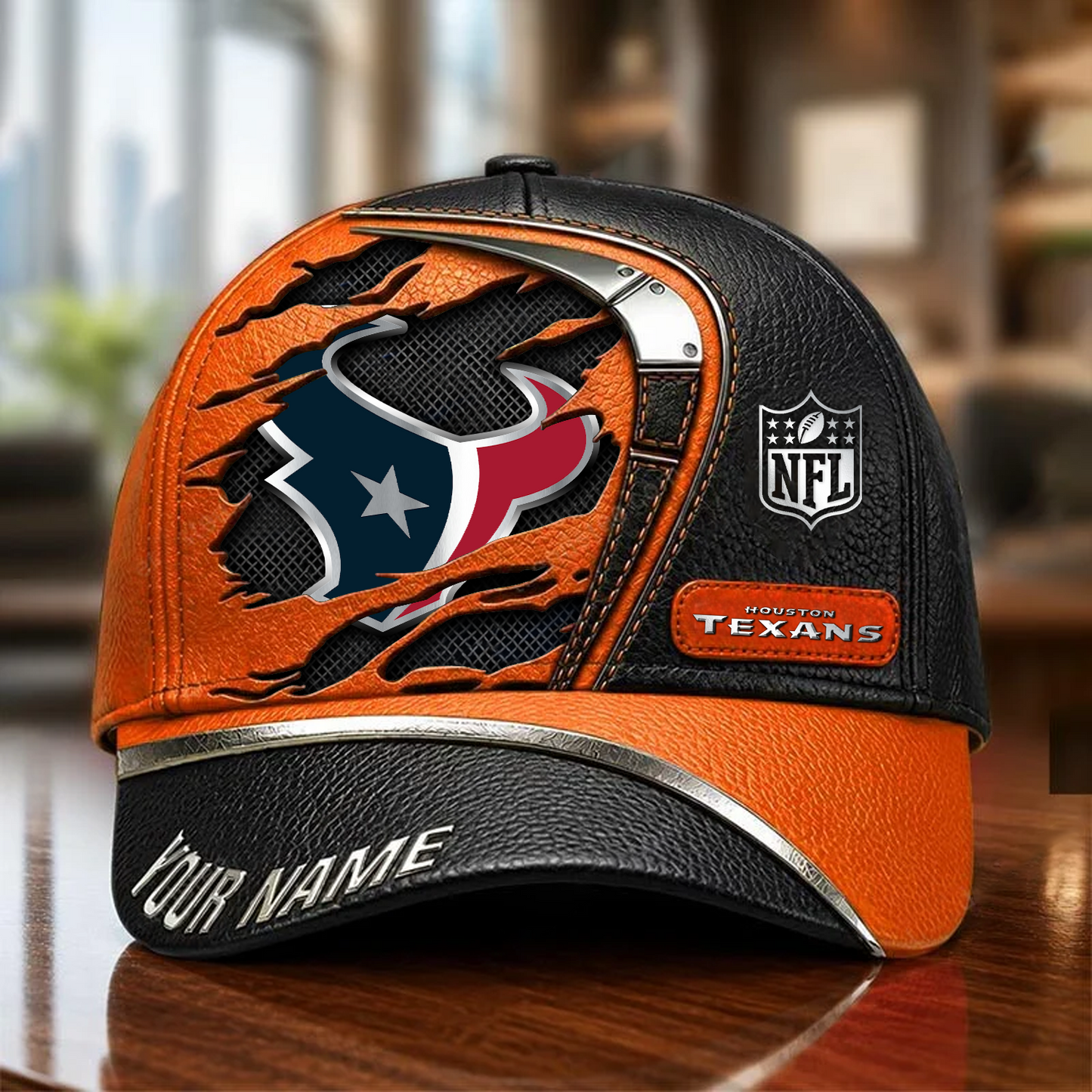 HOU x NFL Premium Multicolor 3D Cap 200626