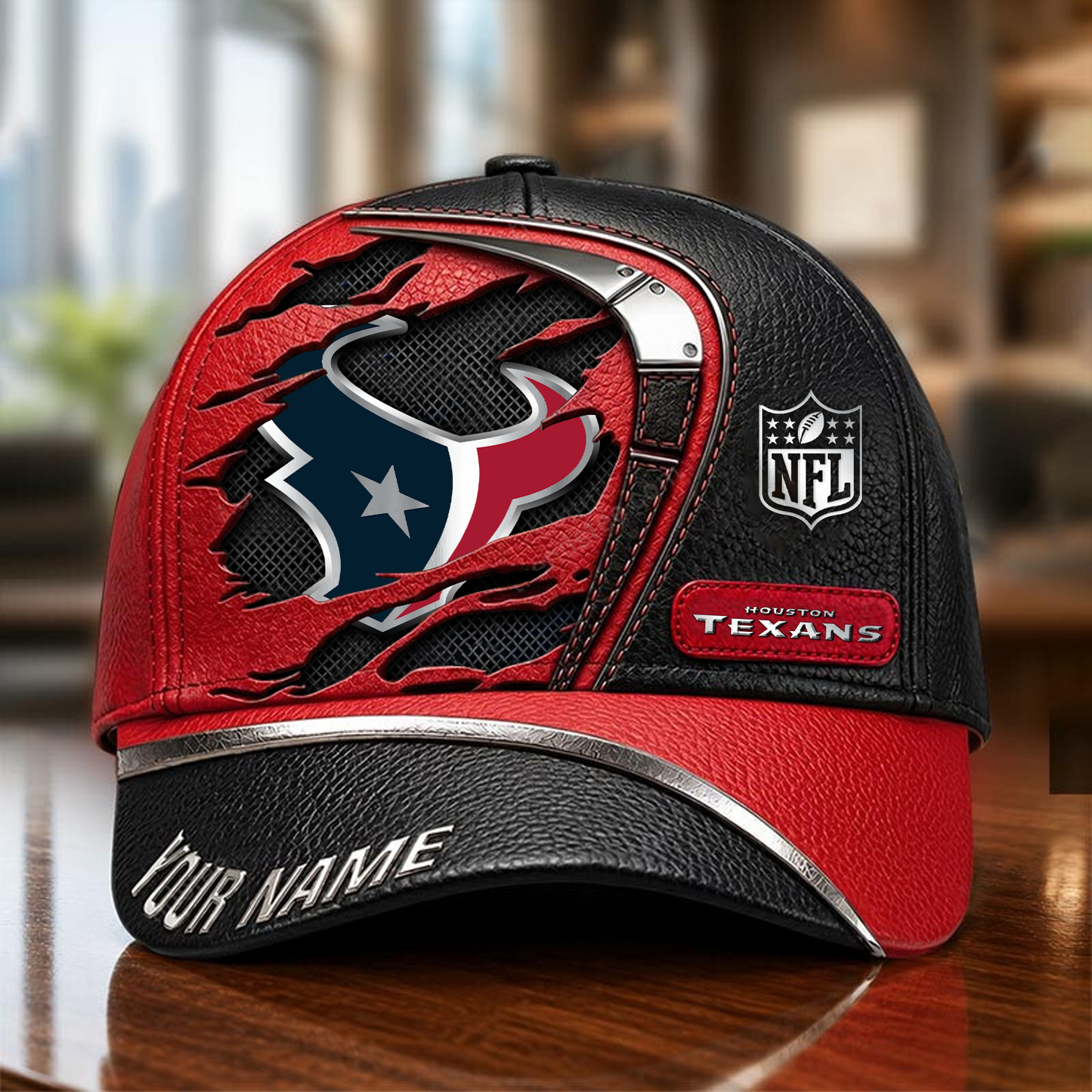 HOU x NFL Premium Multicolor 3D Cap 200626